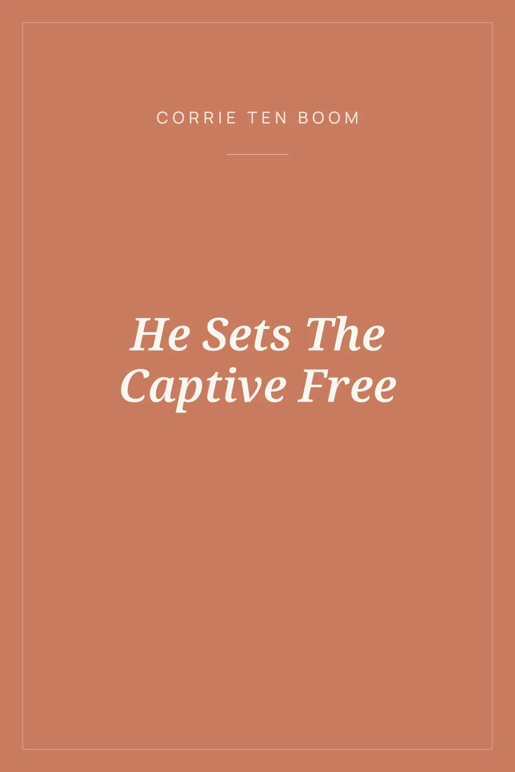 Portada de He Sets The Captive Free