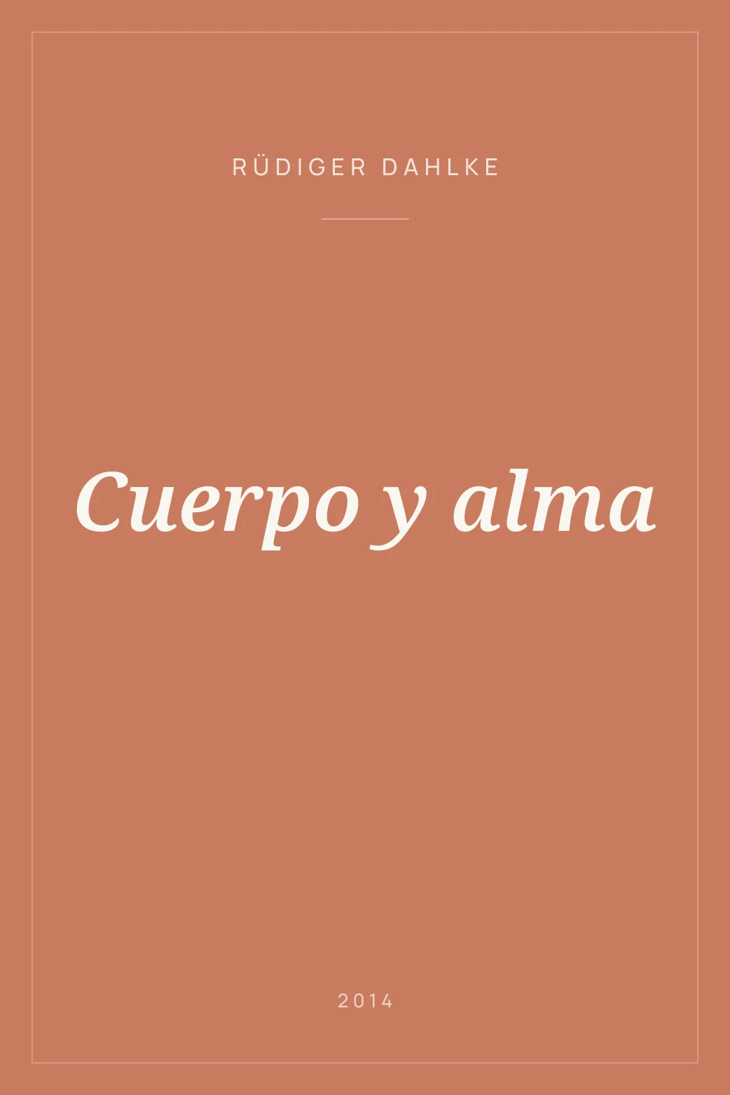 Portada de Cuerpo y alma