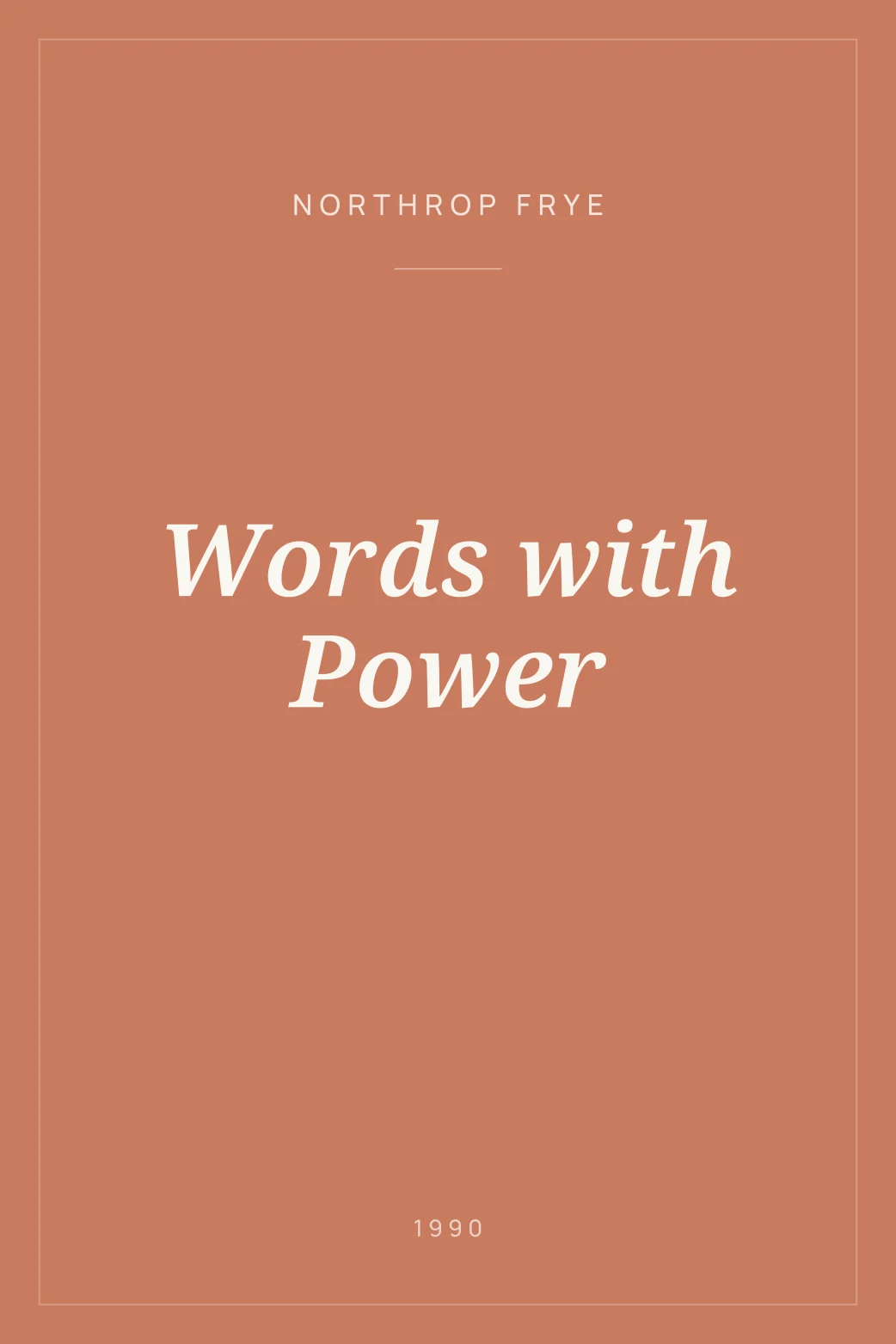 Portada de Words with Power