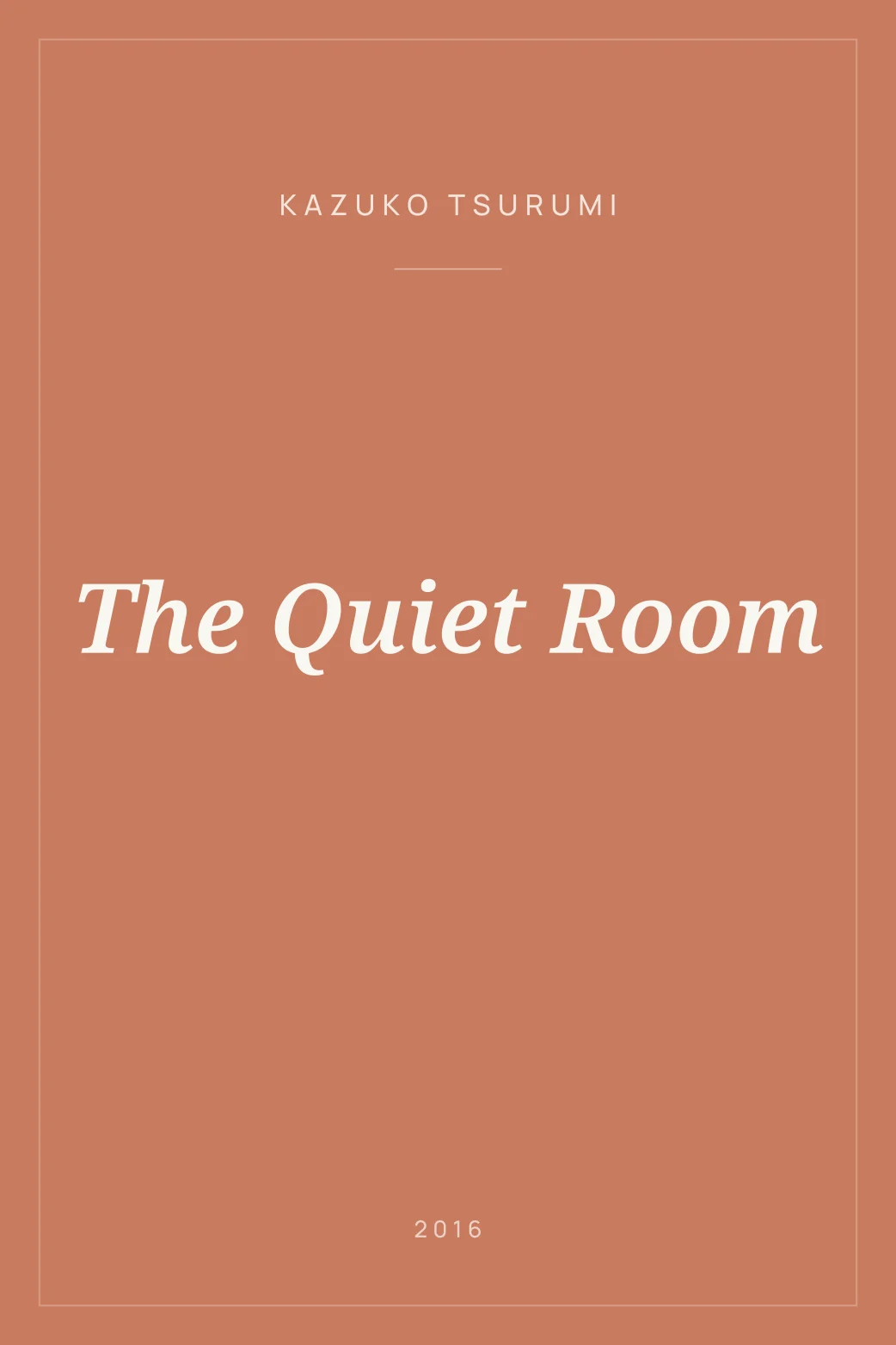 Portada de The Quiet Room