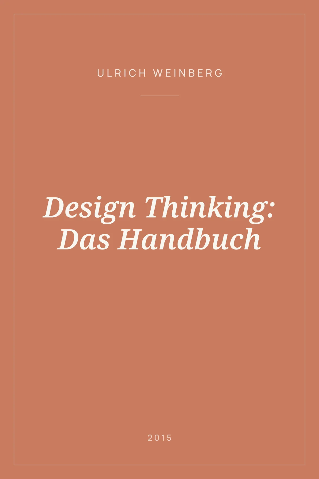 Portada de Design Thinking: Das Handbuch