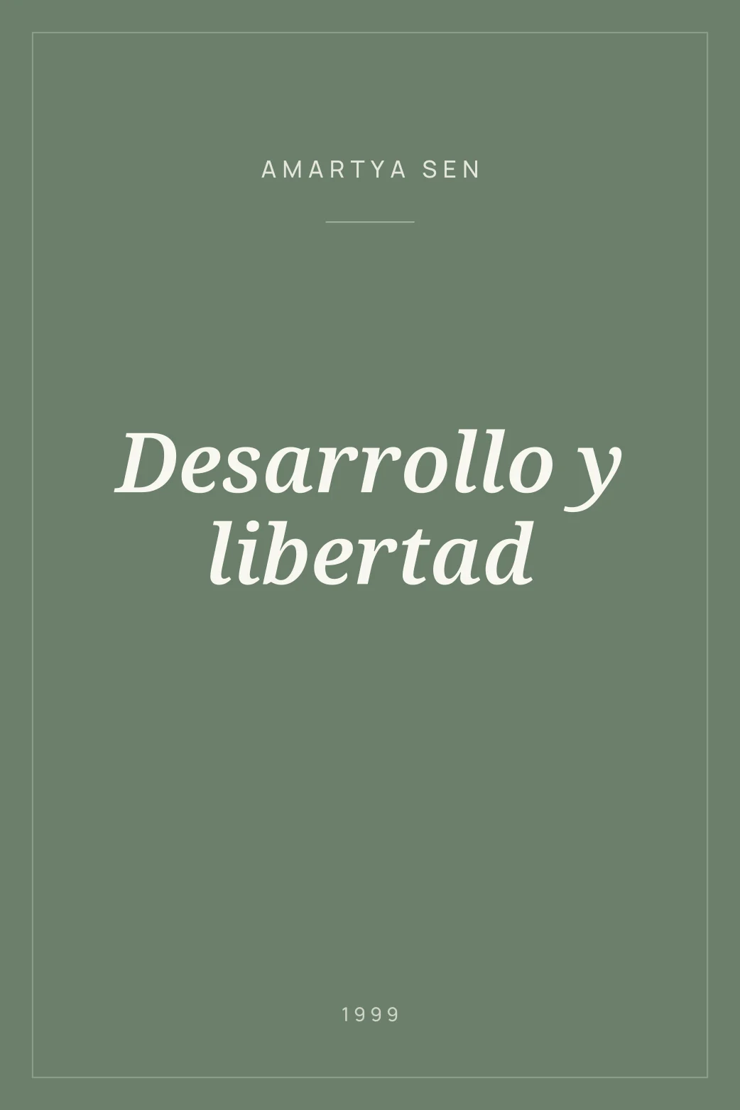 Portada de Desarrollo y libertad