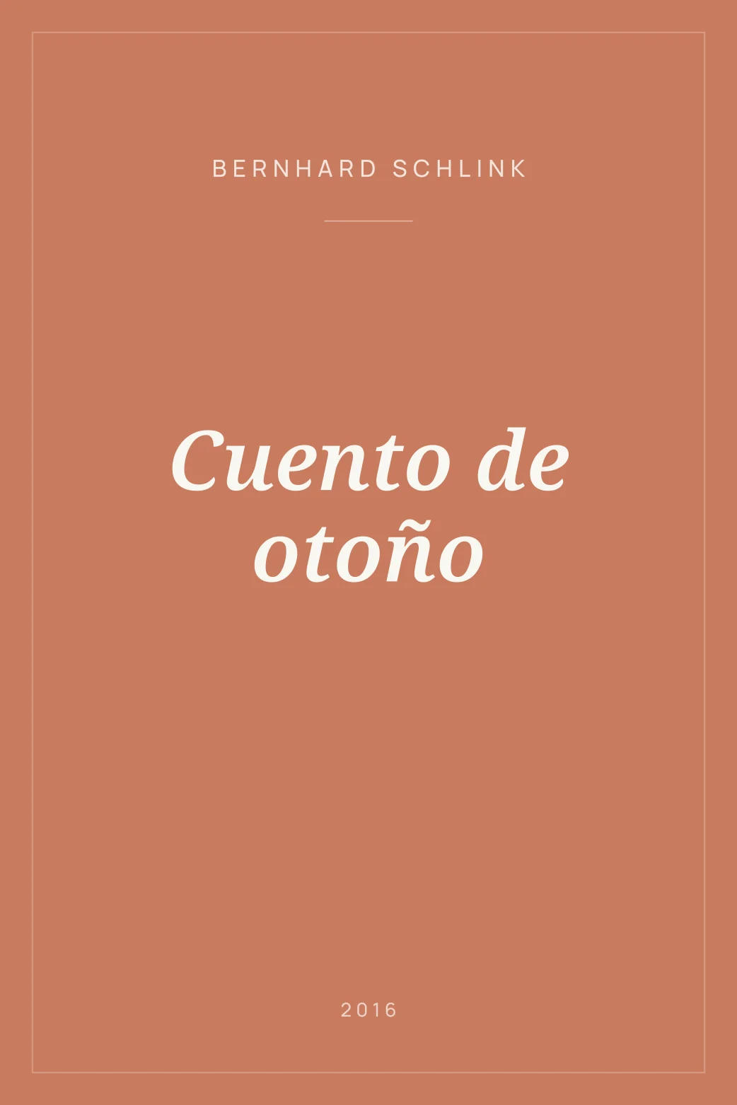 Portada de Cuento de otoño