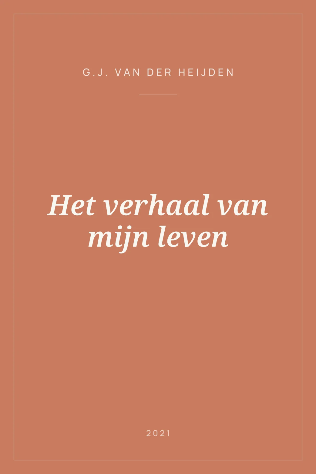Portada de Het verhaal van mijn leven