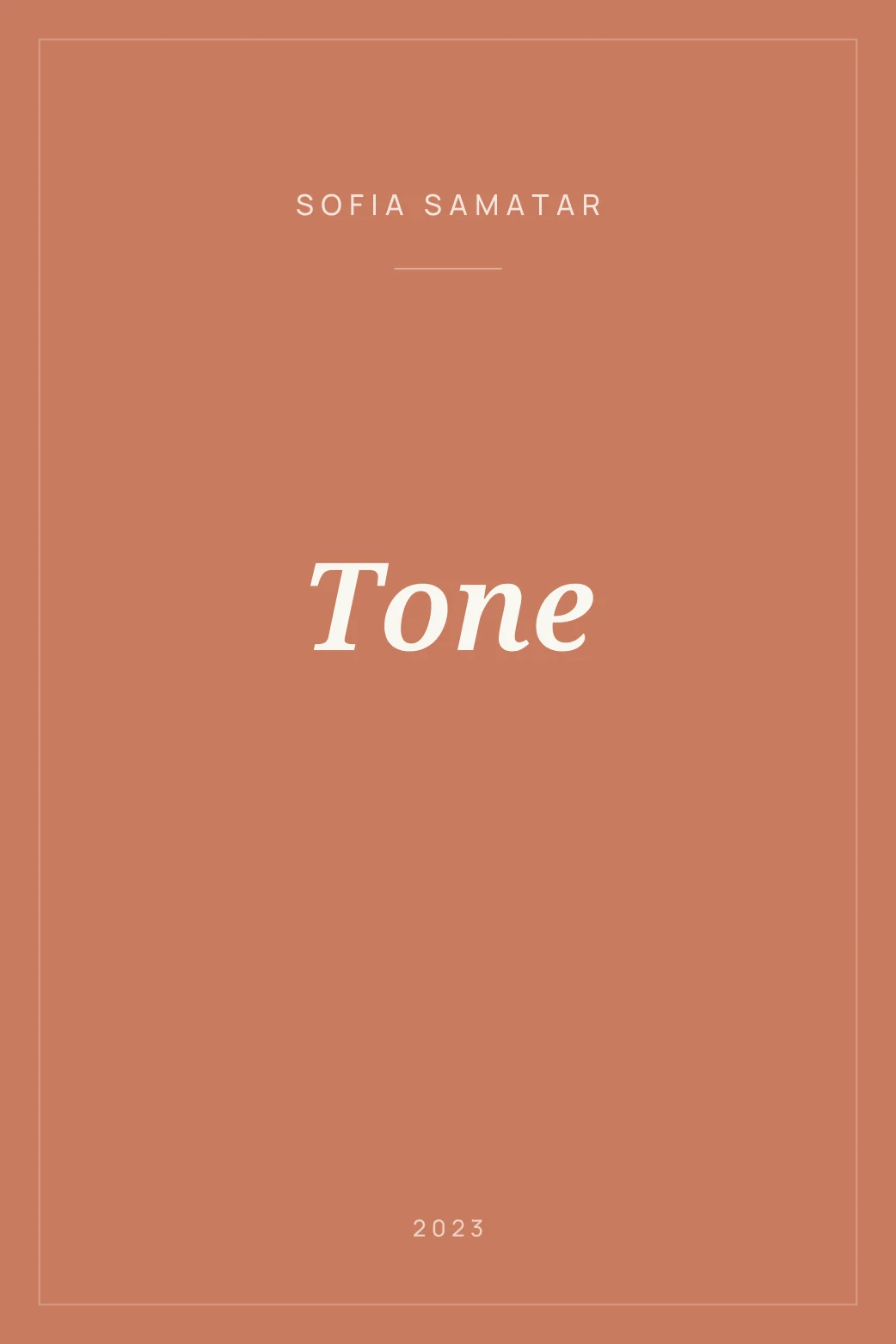Portada de Tone