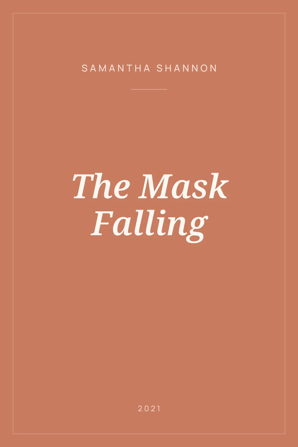 Portada de The Mask Falling