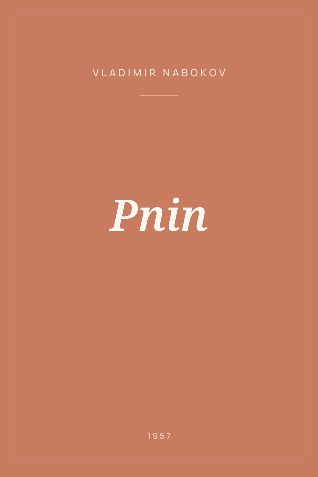 Portada de Pnin