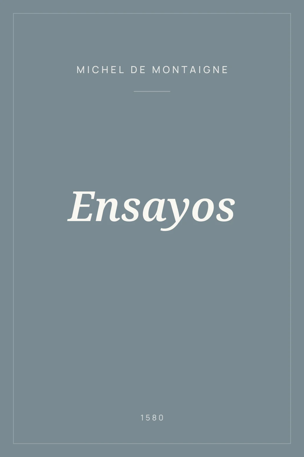 Portada de Ensayos