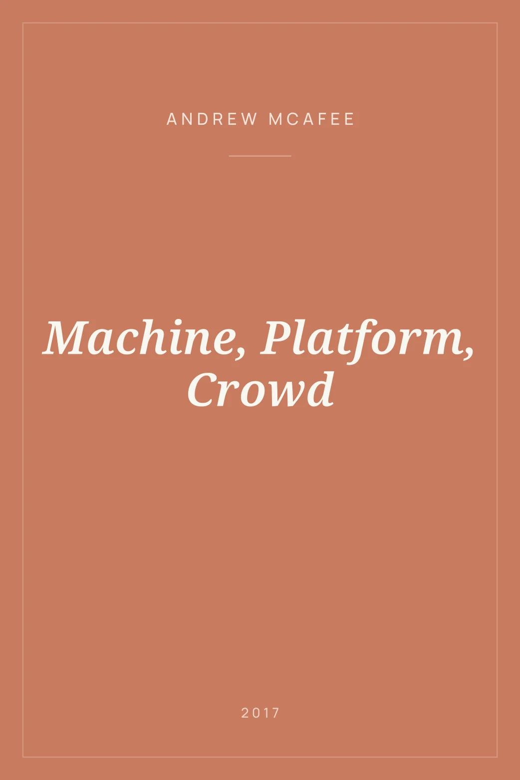 Portada de Machine, Platform, Crowd