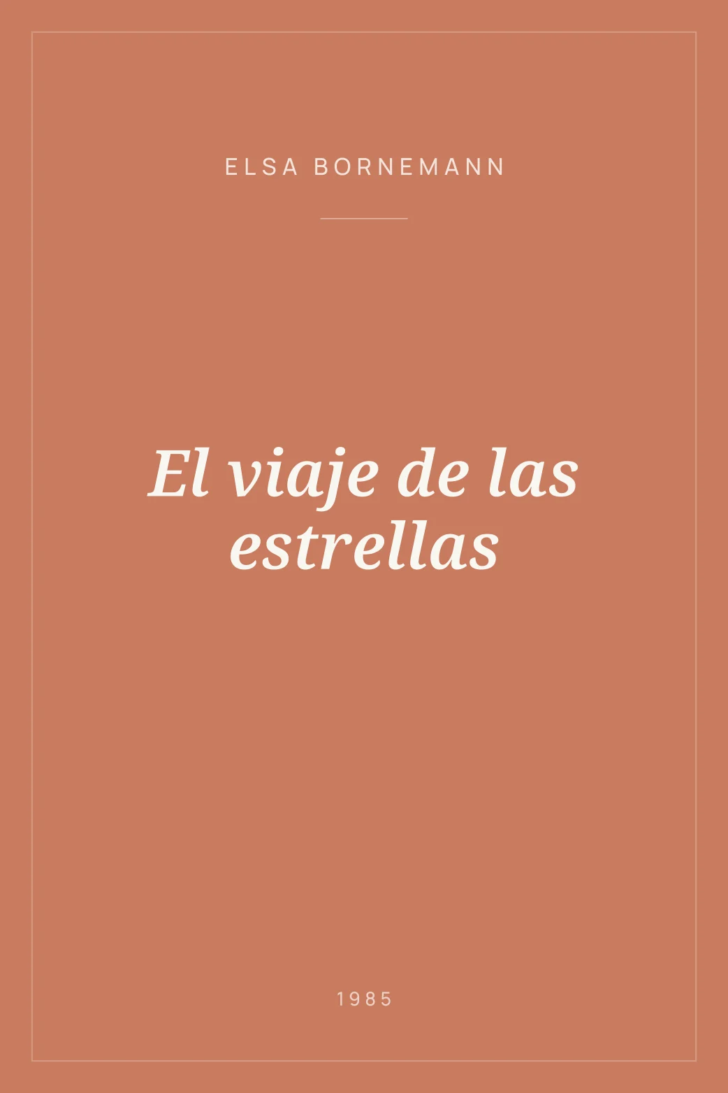 Portada de El viaje de las estrellas