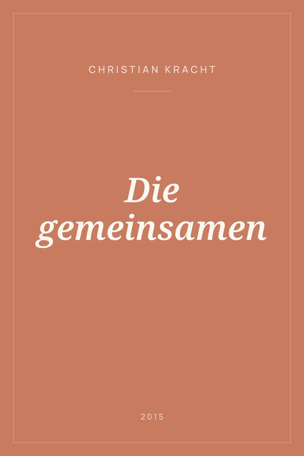 Portada de Die gemeinsamen