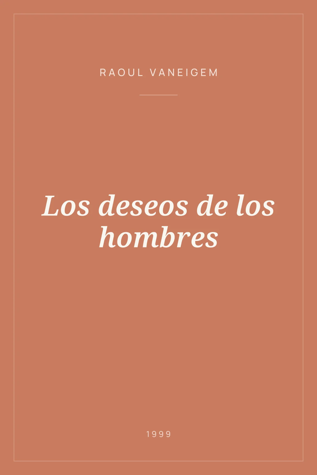 Portada de Los deseos de los hombres