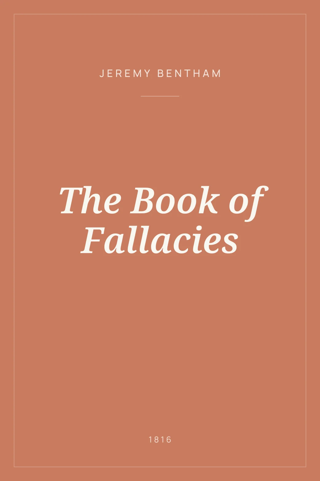 Portada de The Book of Fallacies