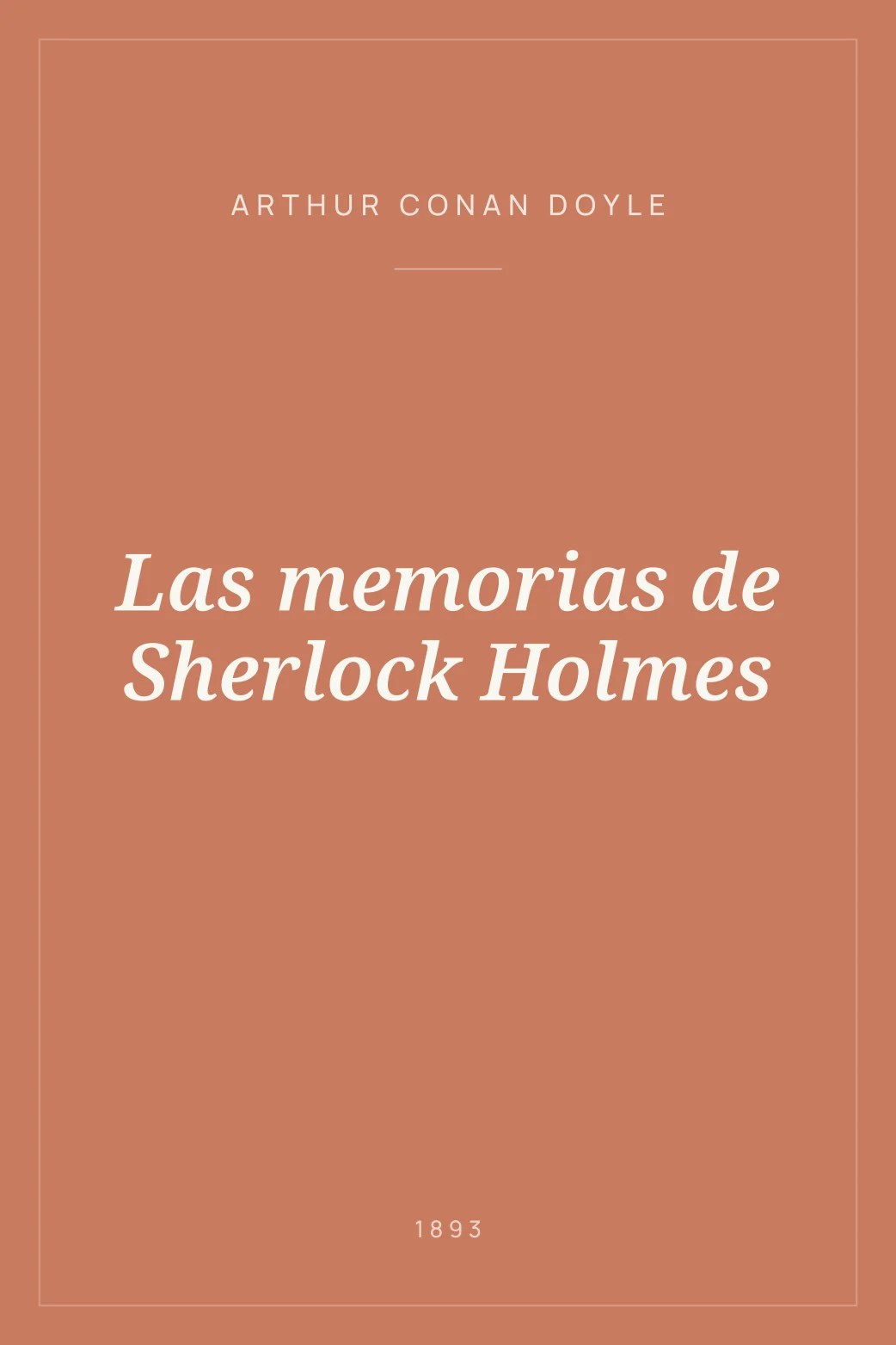 Portada de Las memorias de Sherlock Holmes
