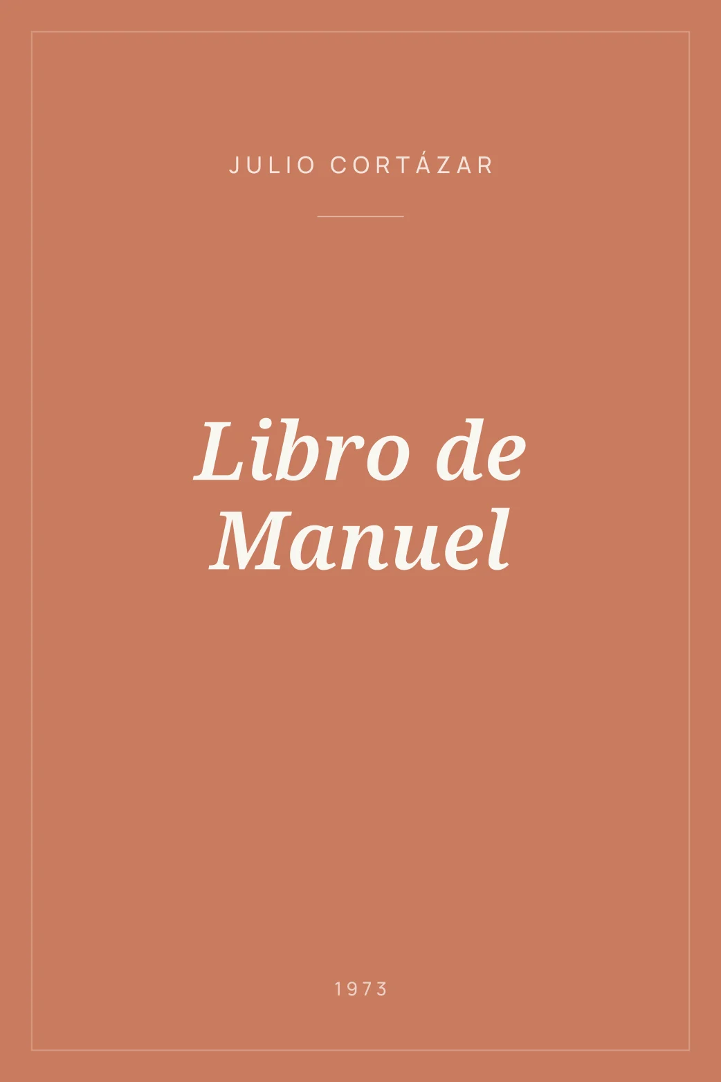 Portada de Libro de Manuel