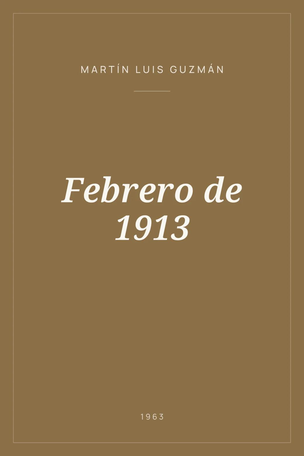 Portada de Febrero de 1913