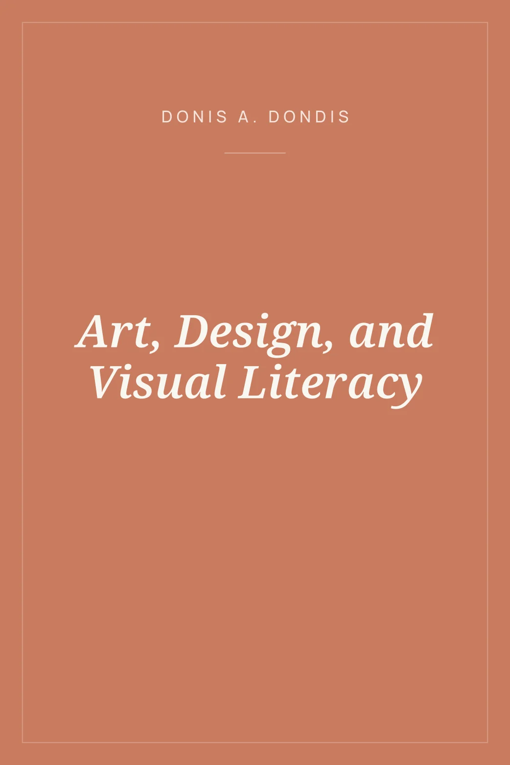 Portada de Art, Design, and Visual Literacy