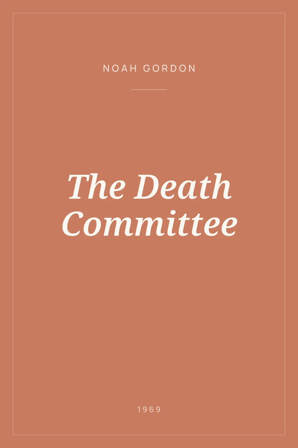 Portada de The Death Committee