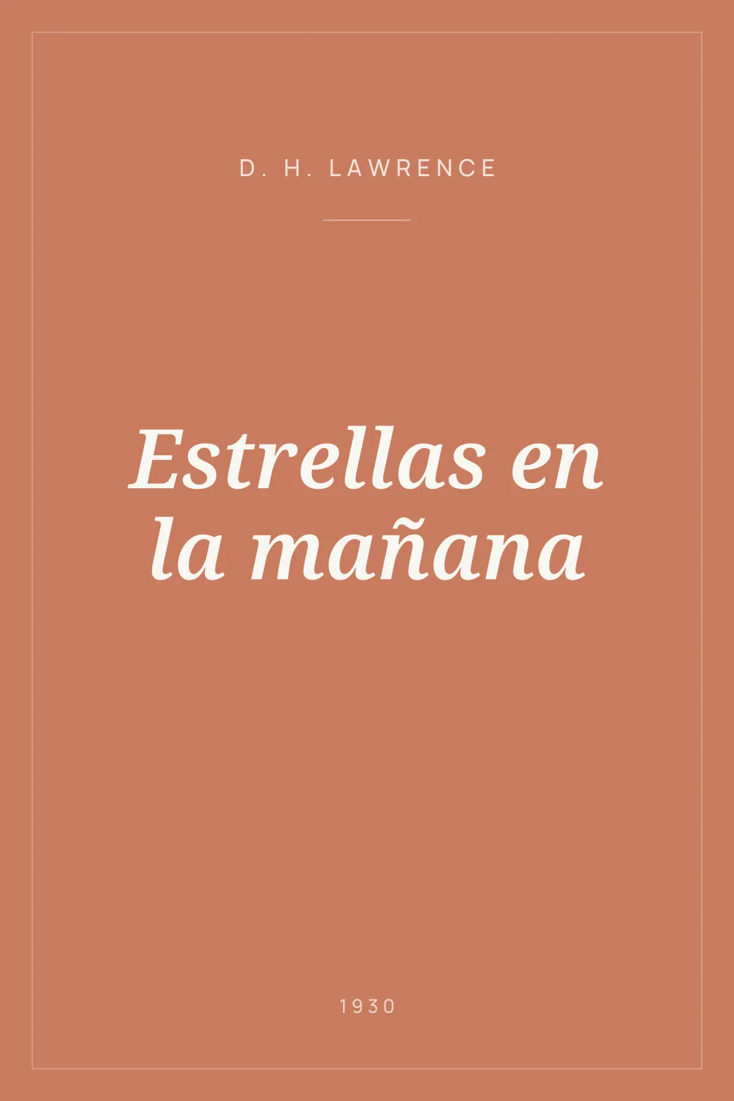Portada de Estrellas en la mañana