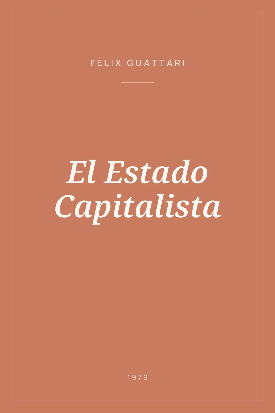 Portada de El Estado Capitalista