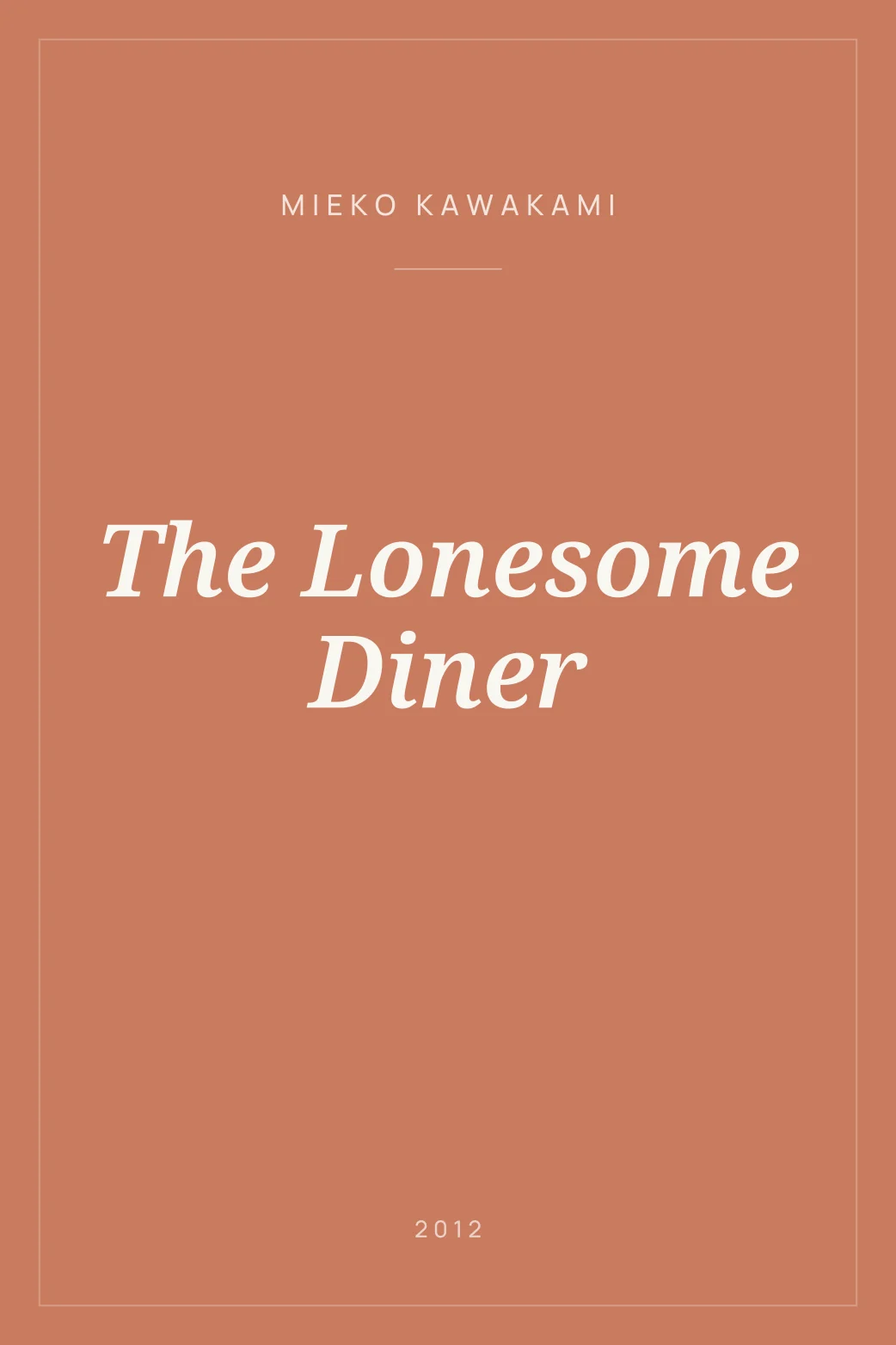 Portada de The Lonesome Diner