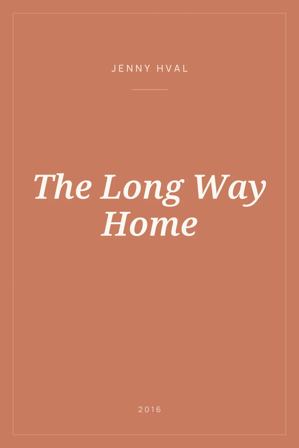 Portada de The Long Way Home