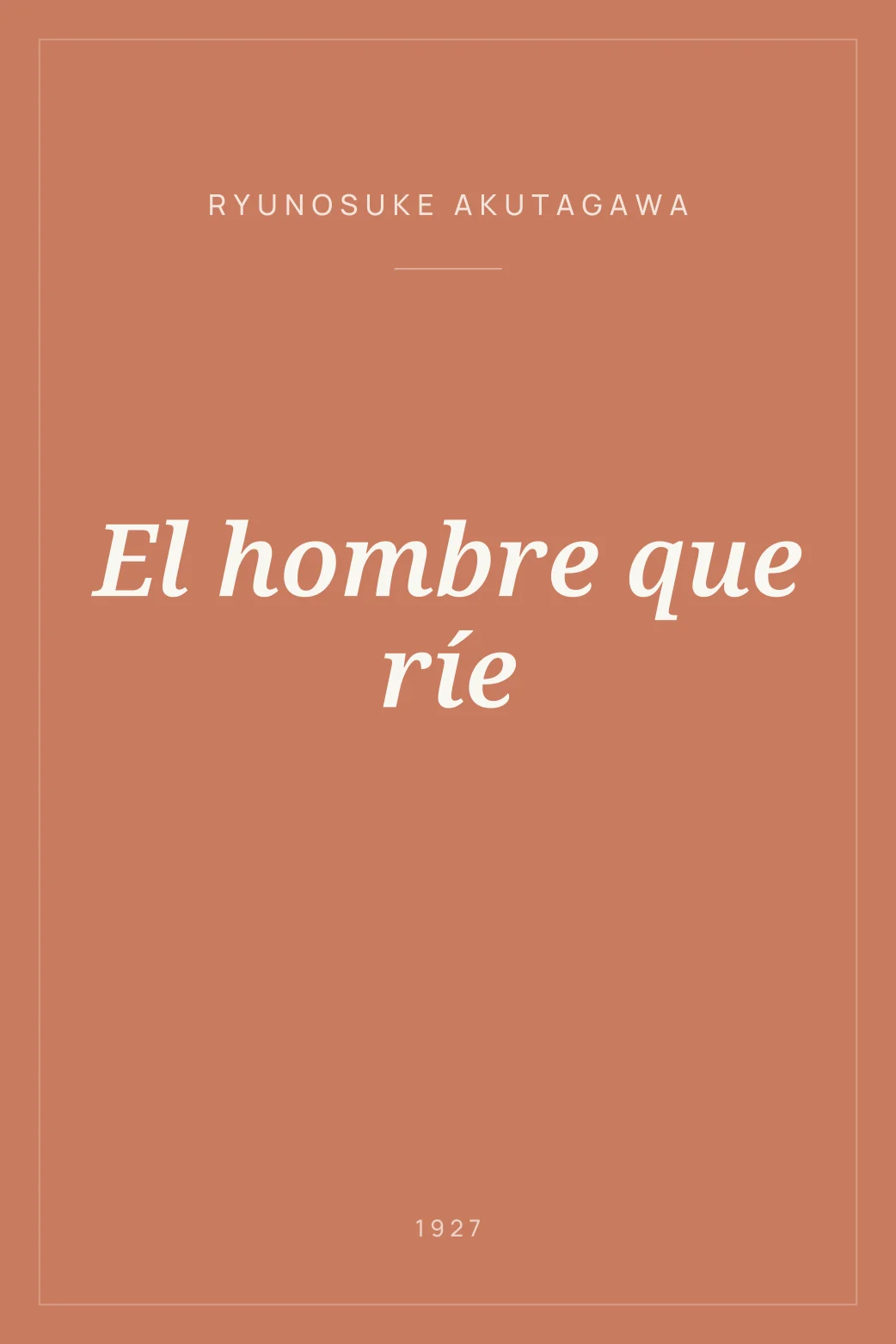 Portada de El hombre que ríe