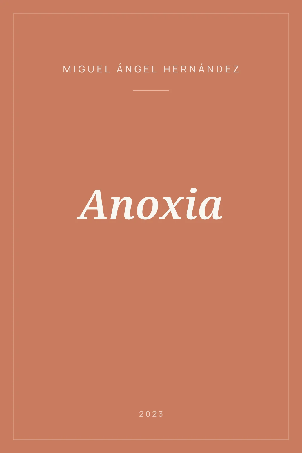 Portada de Anoxia