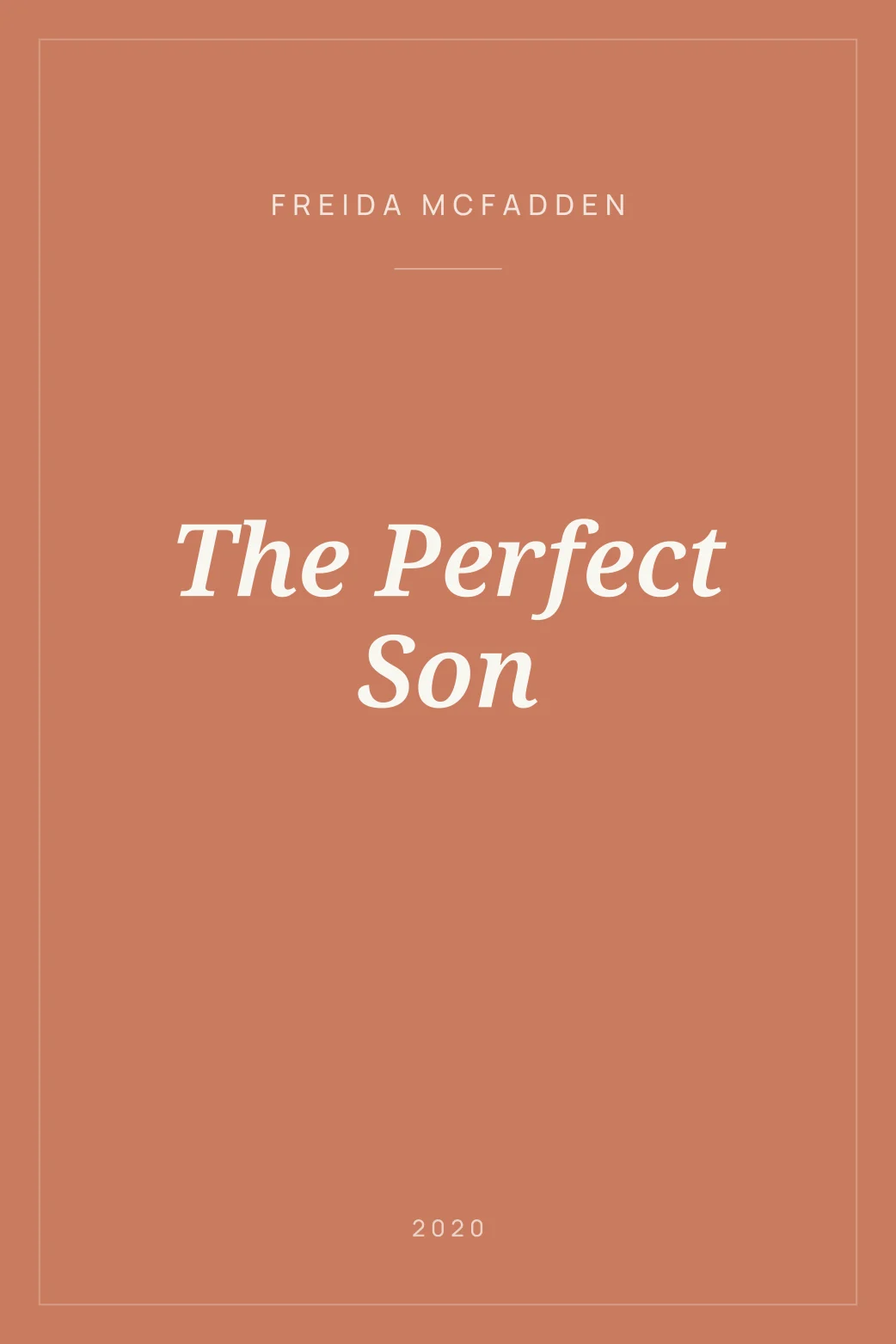 Portada de The Perfect Son