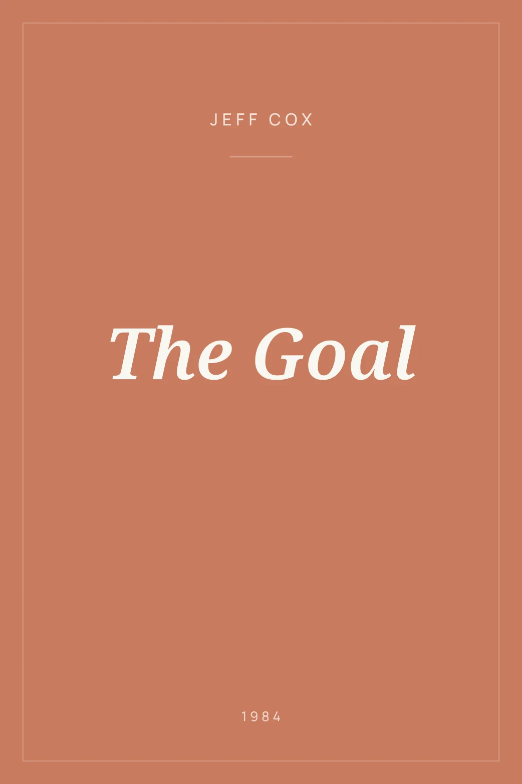 Portada de The Goal