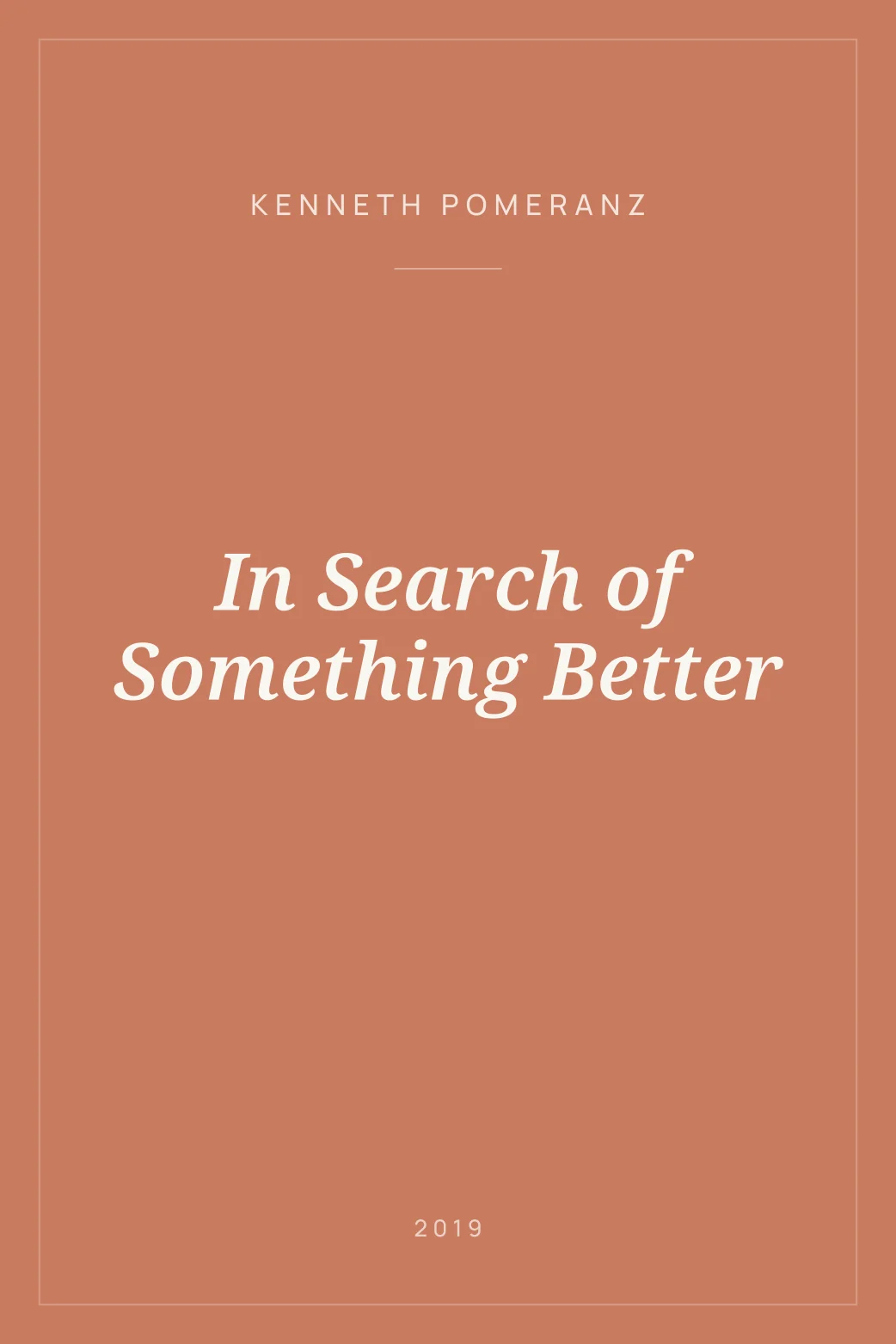 Portada de In Search of Something Better
