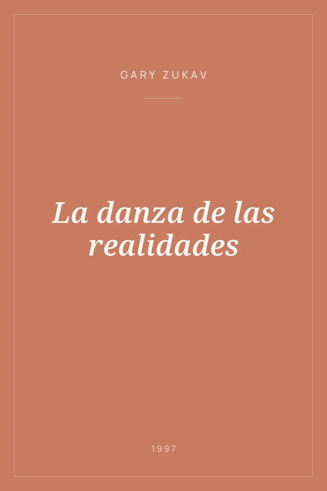 Portada de La danza de las realidades