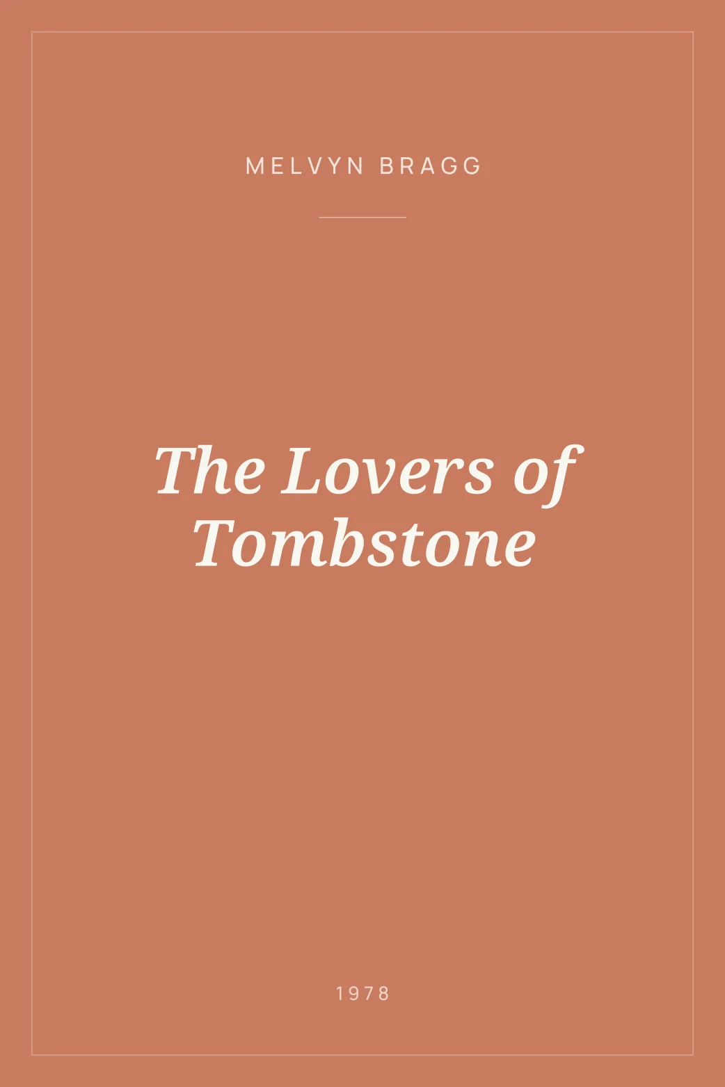 Portada de The Lovers of Tombstone