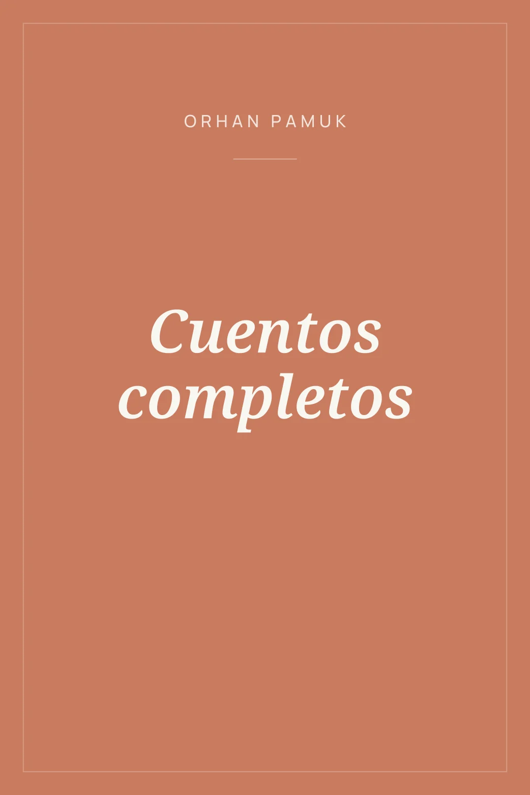 Portada de Cuentos completos