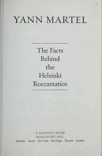 Portada de The Facts Behind the Helsinki Roccamatios