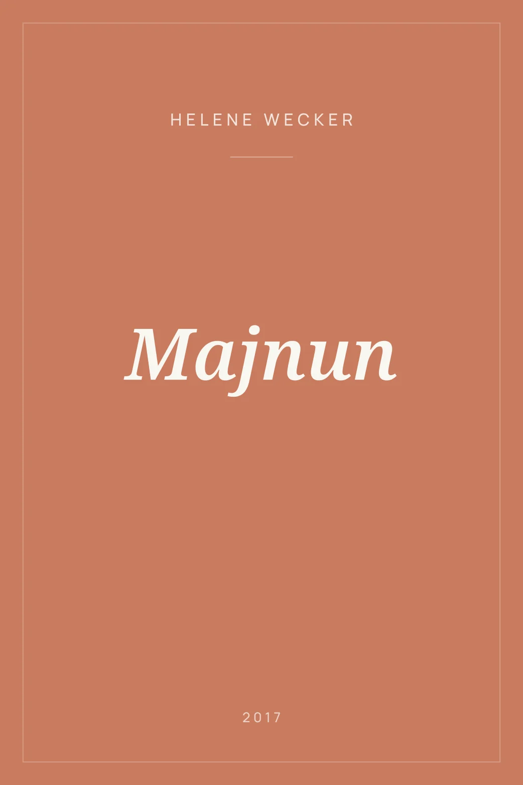 Portada de Majnun