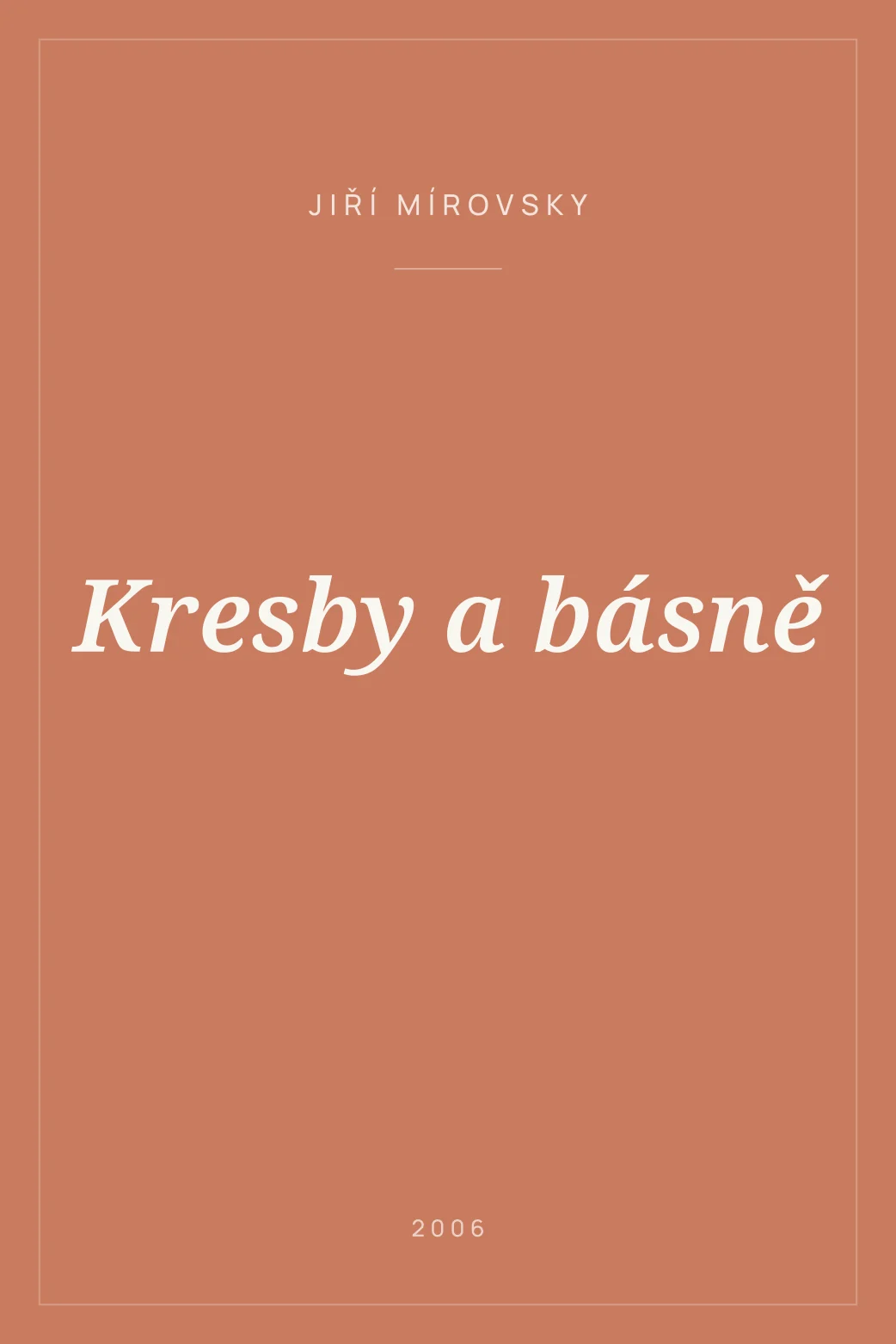 Portada de Kresby a básně