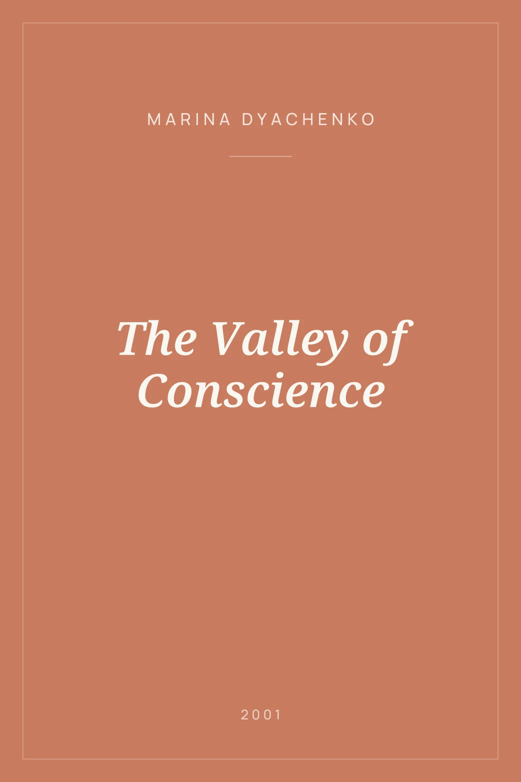 Portada de The Valley of Conscience