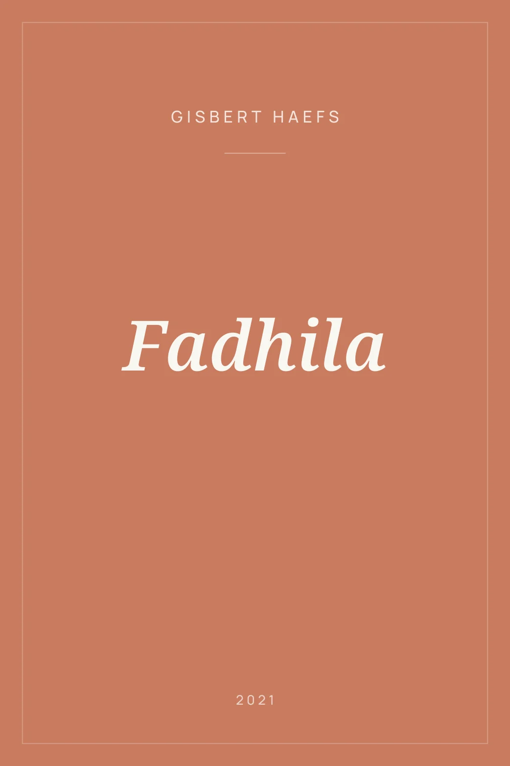 Portada de Fadhila