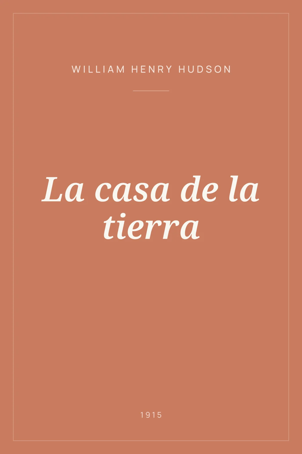 Portada de La casa de la tierra