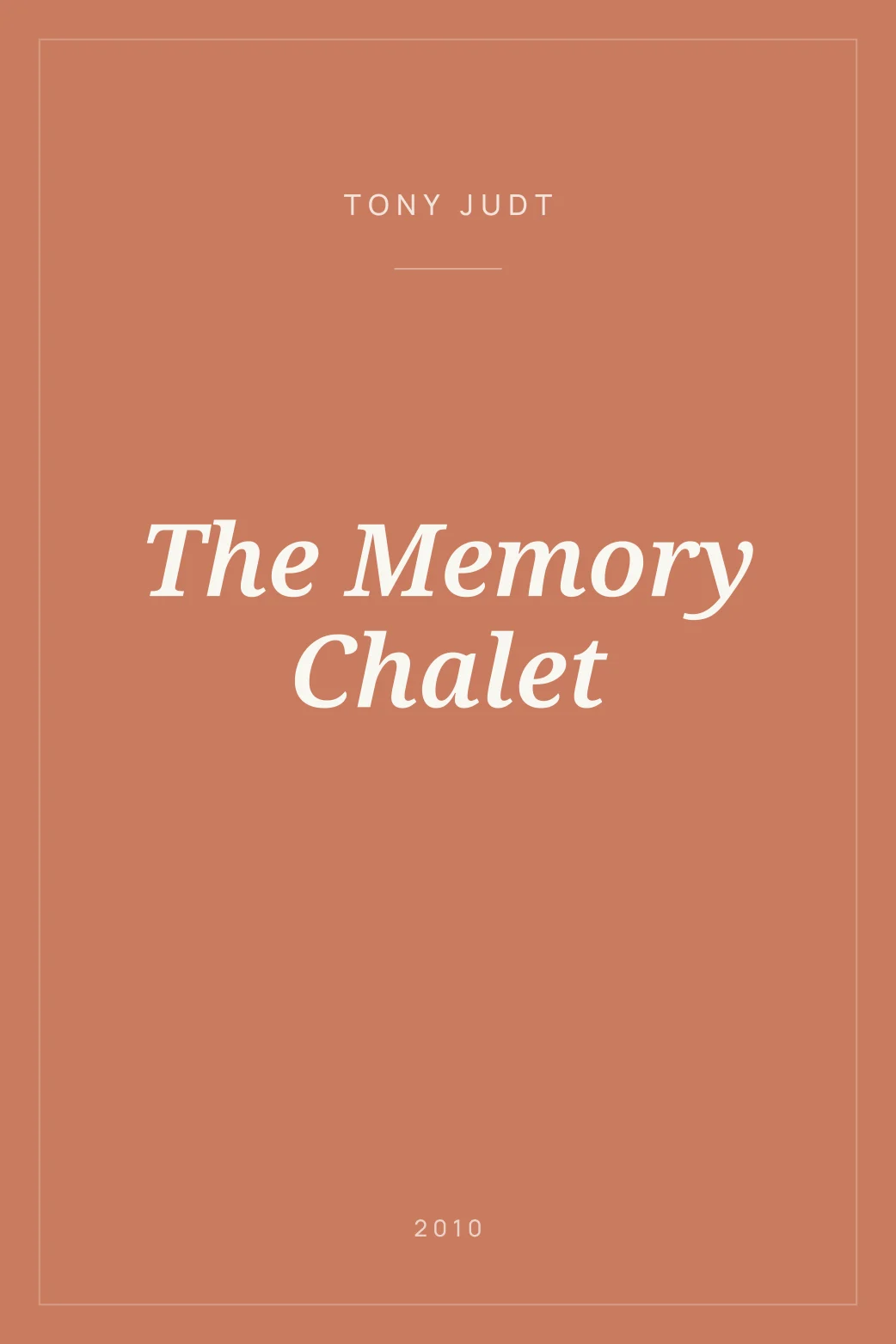 Portada de The Memory Chalet
