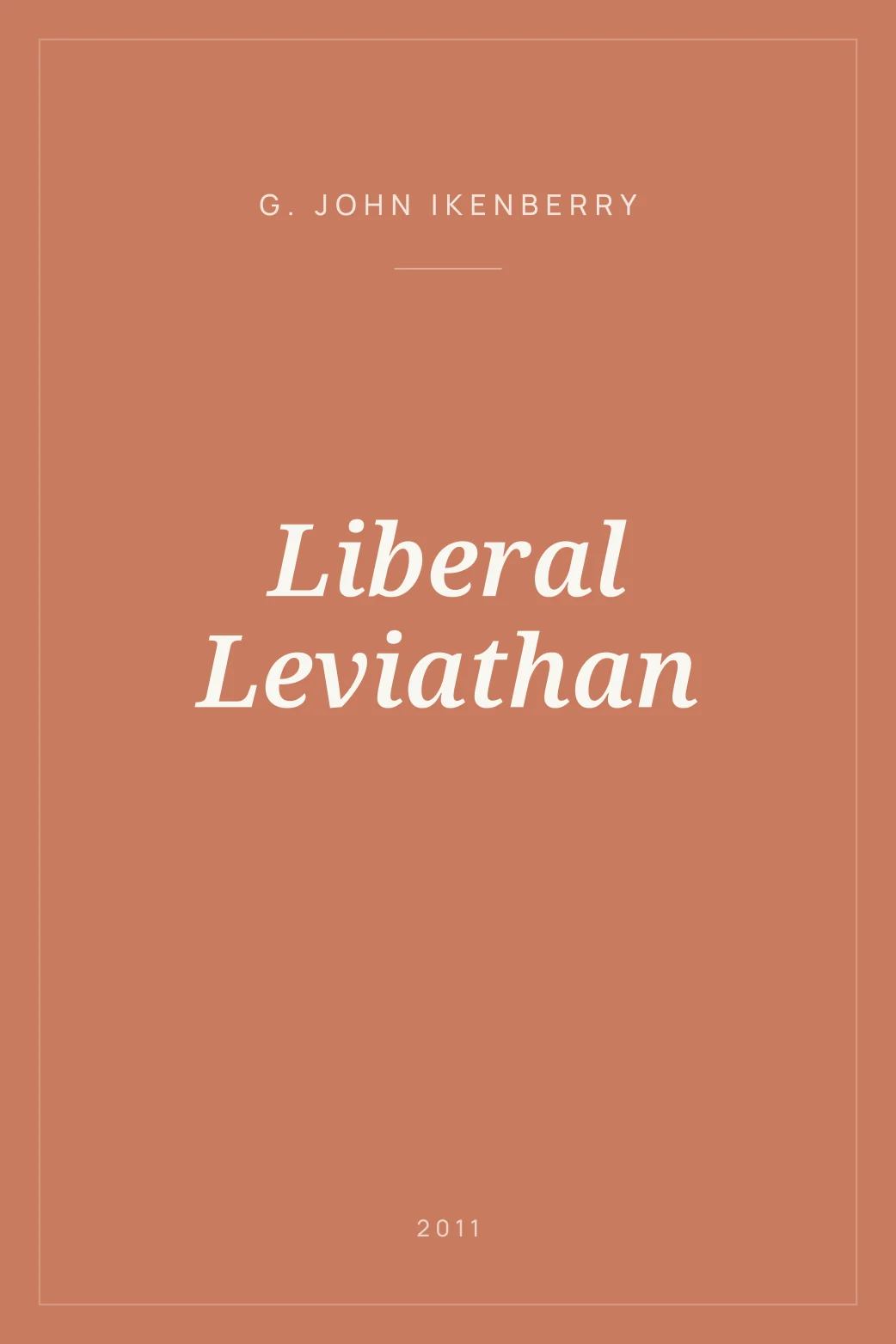 Portada de Liberal Leviathan