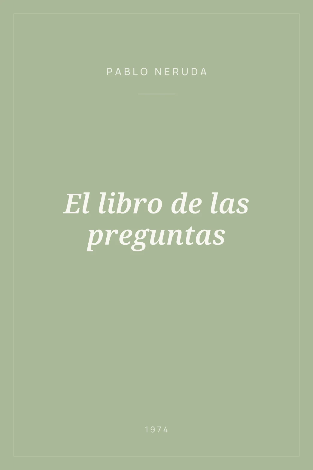Portada de El libro de las preguntas