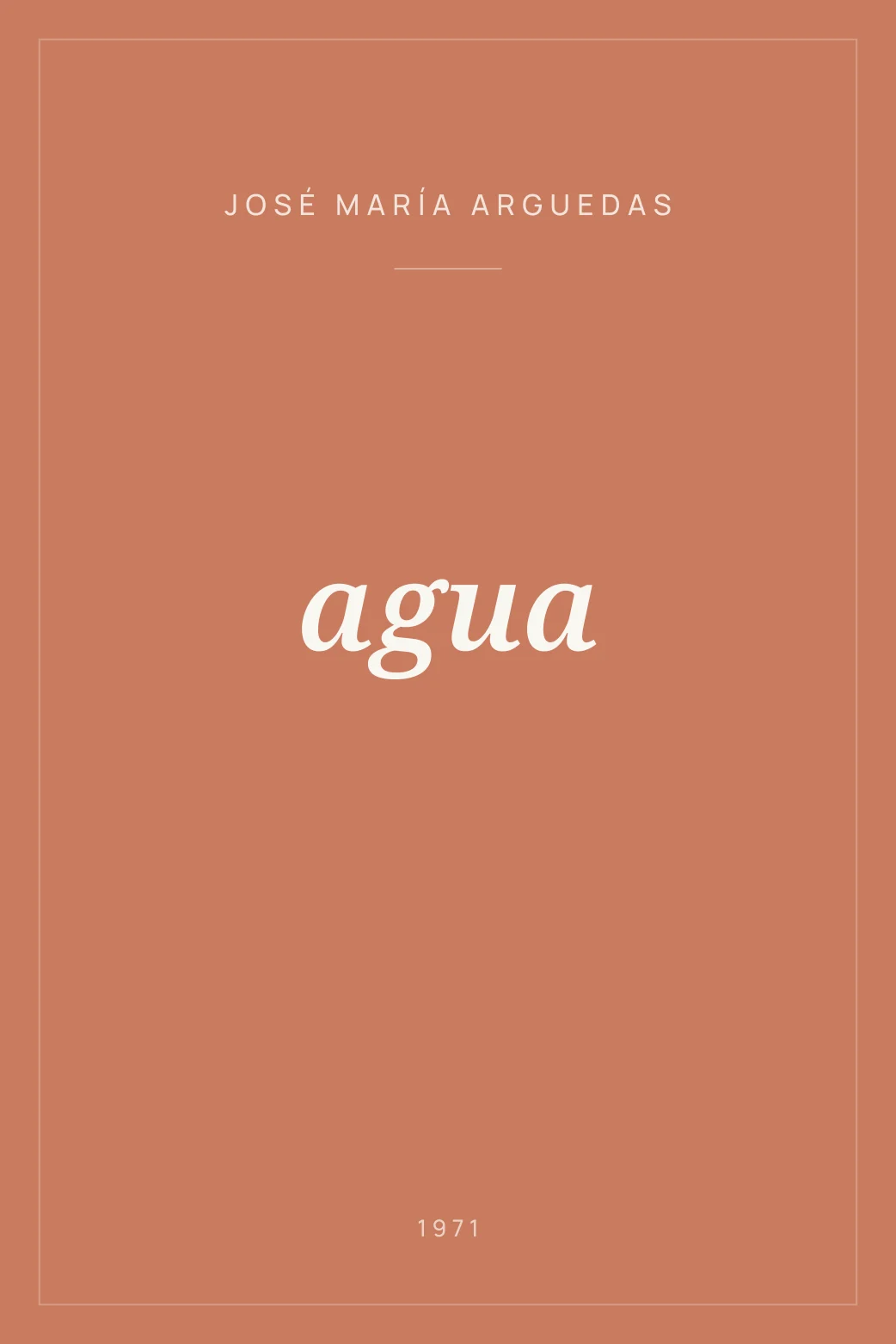 Portada de agua