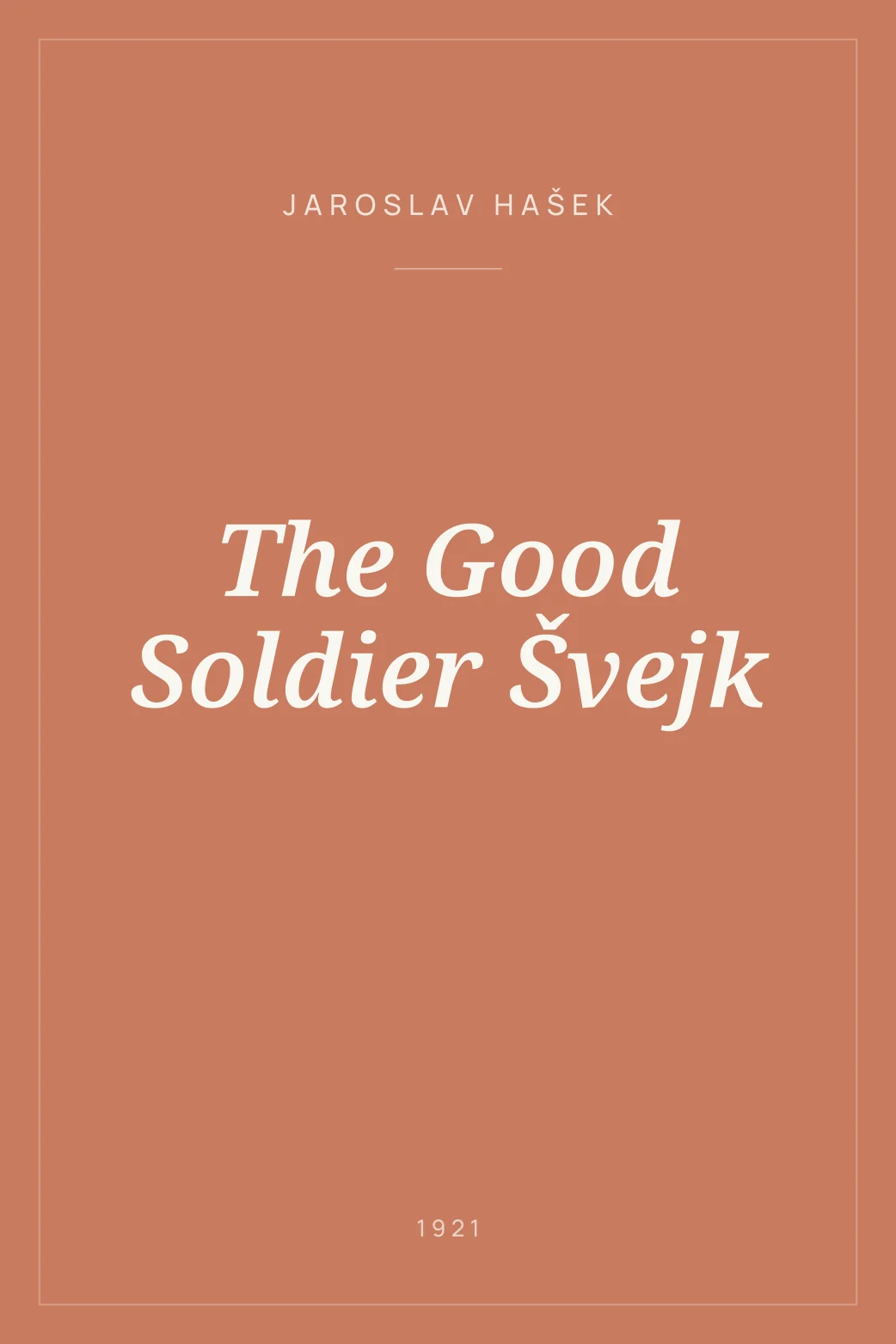 Portada de The Good Soldier Švejk