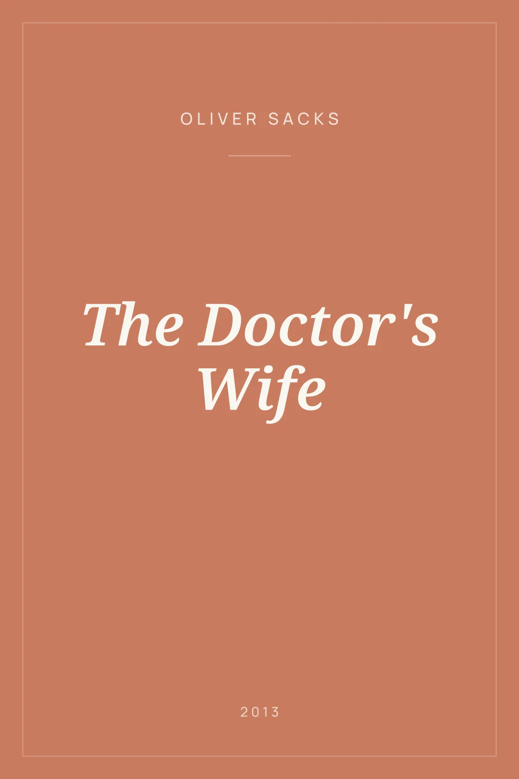 Portada de The Doctor's Wife