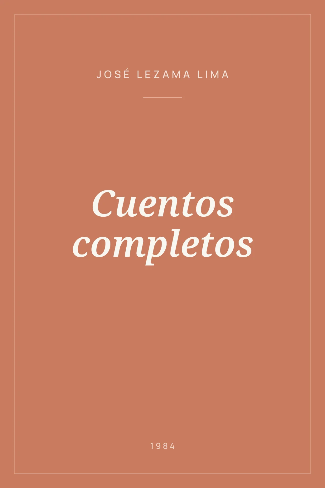 Portada de Cuentos completos