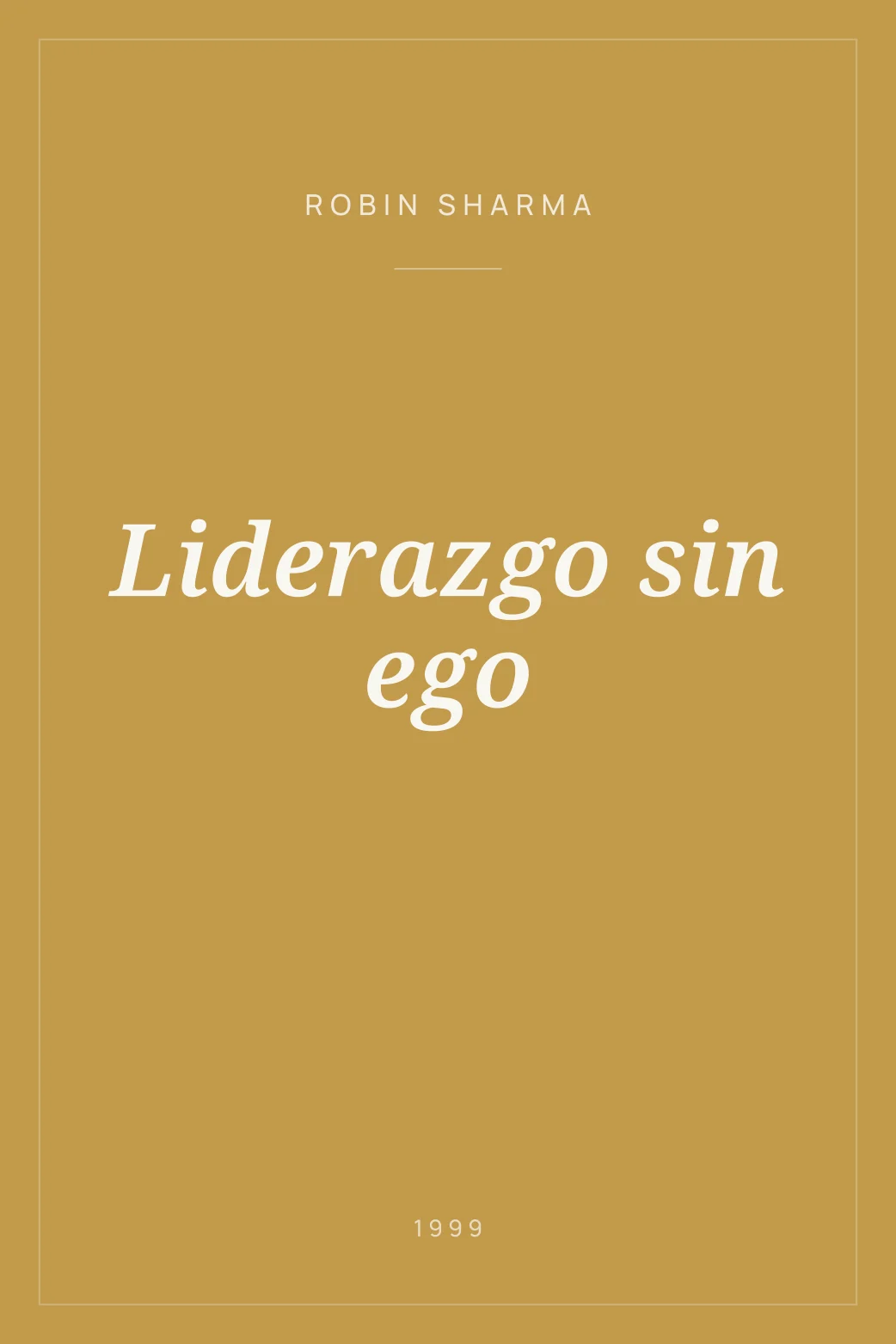 Portada de Liderazgo sin ego