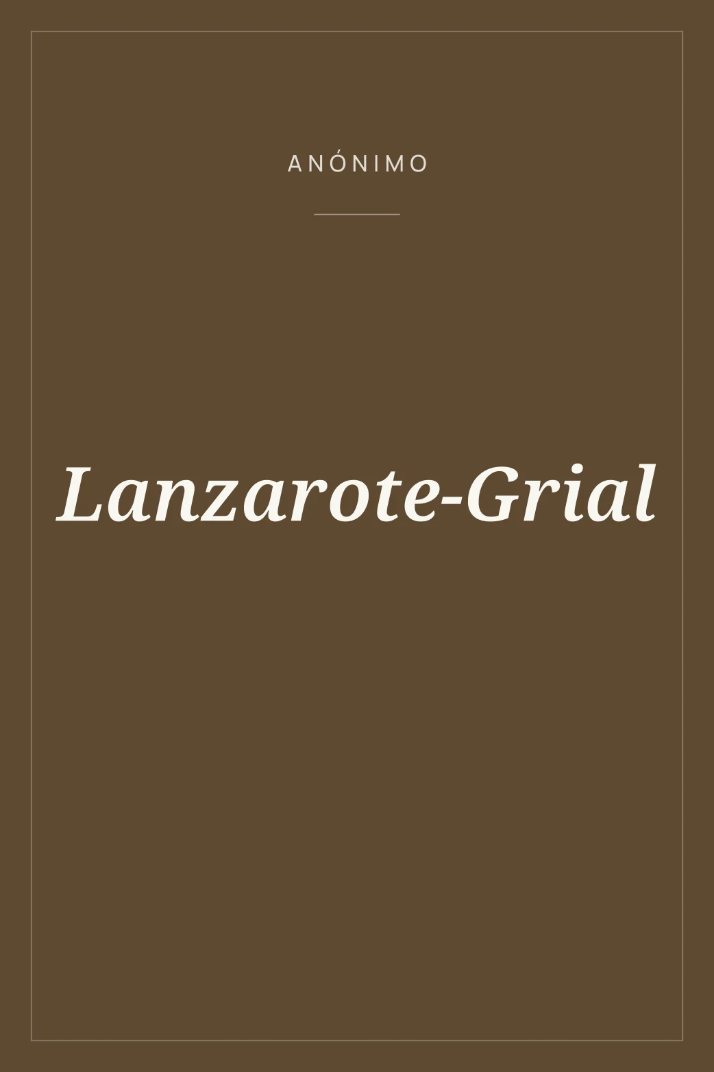 Portada de Lanzarote-Grial