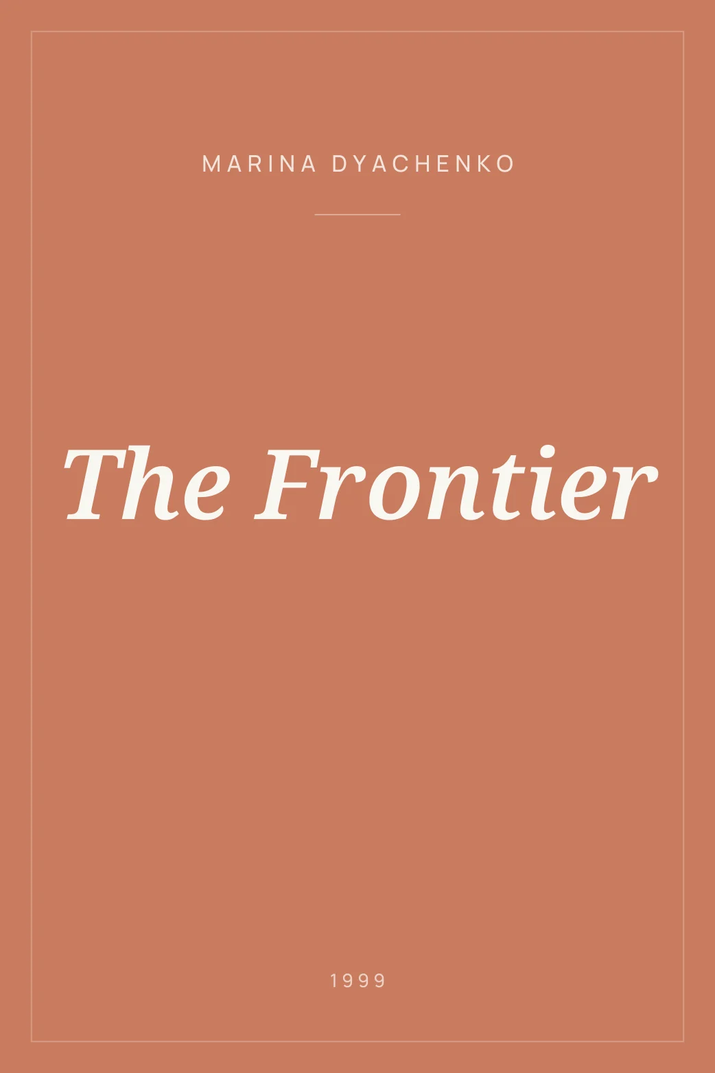 Portada de The Frontier